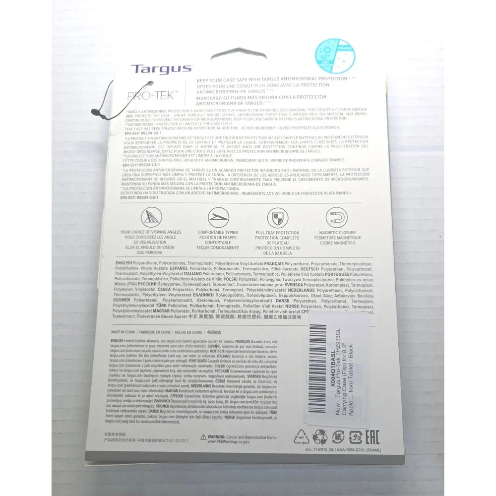 Targus Pro-Tek iPad mini 6 Case,‎ Black